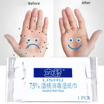 

75% alcohol sterilized chlorine containing wipes