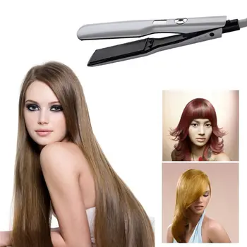 

LCD Display Thermostat Hair Straightener Wide Plate Splint Fast Heating Perm Board