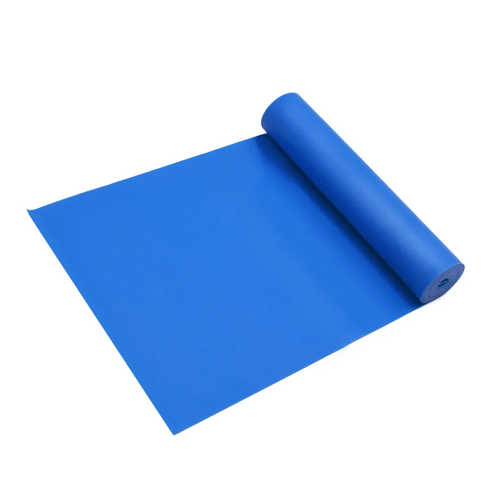 Йога Упражнения Тренажерный Зал прочность резинки Пилатес Спорт тренировки эластичные полосы Крытый Открытый Фитнес Оборудование - Цвет: Синий
