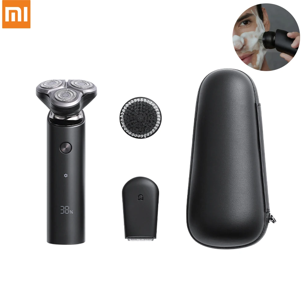 Электробритва Xiaomi для мужчин бритва с 3 головками портативный триммер бороды