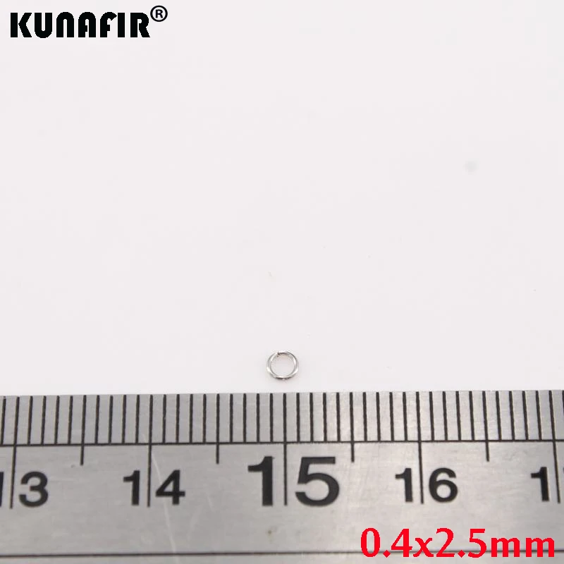 Стальные колечки из нержавеющей стали 0 4 8 мм 200 шт. 1000 аксессуары для