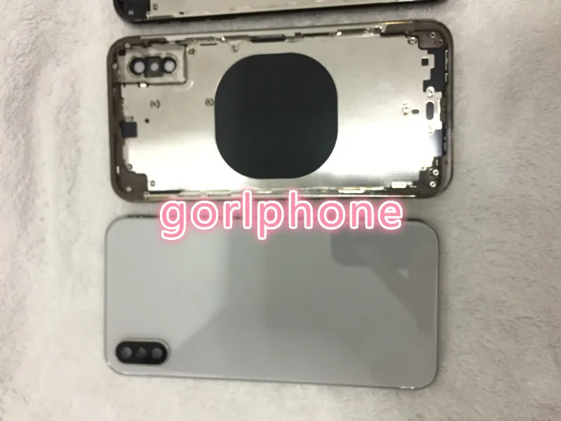 Чехол для iPhone X XS MAX X, задняя крышка для батареи, Задняя стеклянная крышка, чехол для ремонта, запасная часть, 5,8, 6,1, 6,5