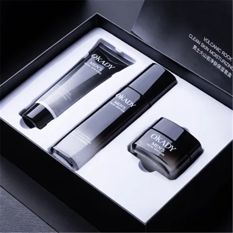 Conjunto de Cuidados com a Pele Conjunto de Presente para Homens Cuidados com a Pele Produtos para Cuidado com a Pele Hidratante para Controle de Óleo para Homens Conjunto de Cuidados Facial Branqueamento Venda Imperdível