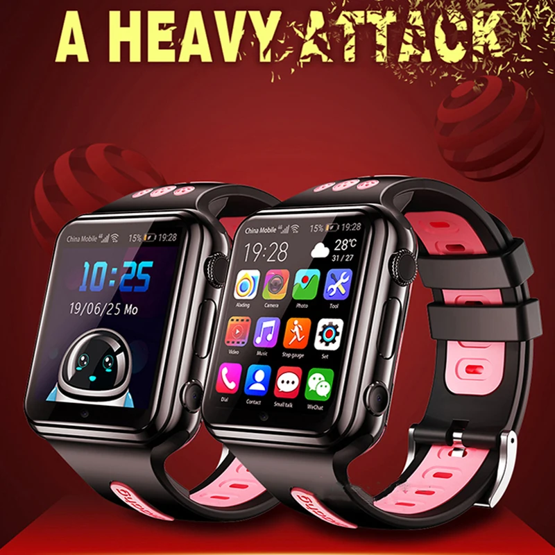  Smart watch 4G Remote Camera GPS WI-FI Child Student Whatsapp Google Play Smart watch Video Call Mo