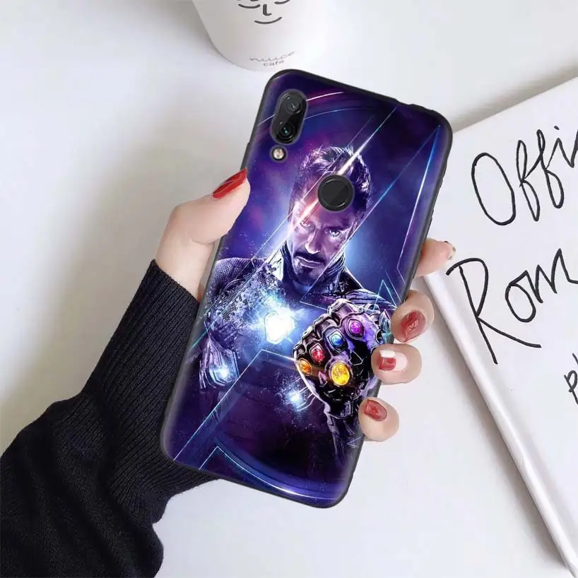Чехол Marvel Avengers Co mi cs для Xiaomi Redmi Note 7 8 K20 7S 7A 6 6A Pro S2 5 mi Play 9T CC9 E A1 A2 Lite F1 мягкий чехол для телефона