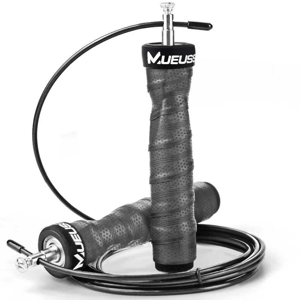 黑色单头吸汗跳绳单绳