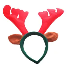 6 шт., обручи с оленьими рогами, Рождественский обруч для волос, костюм для домашних животных, головной убор для детей, Праздничный Рождественский головной убор, реквизит