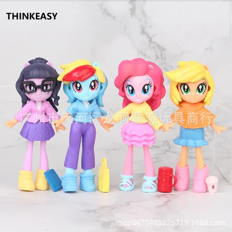 THINKEASY 10 см мой милый ПВХ лошадь экшн игрушка фигурки кукла земля пони единорог