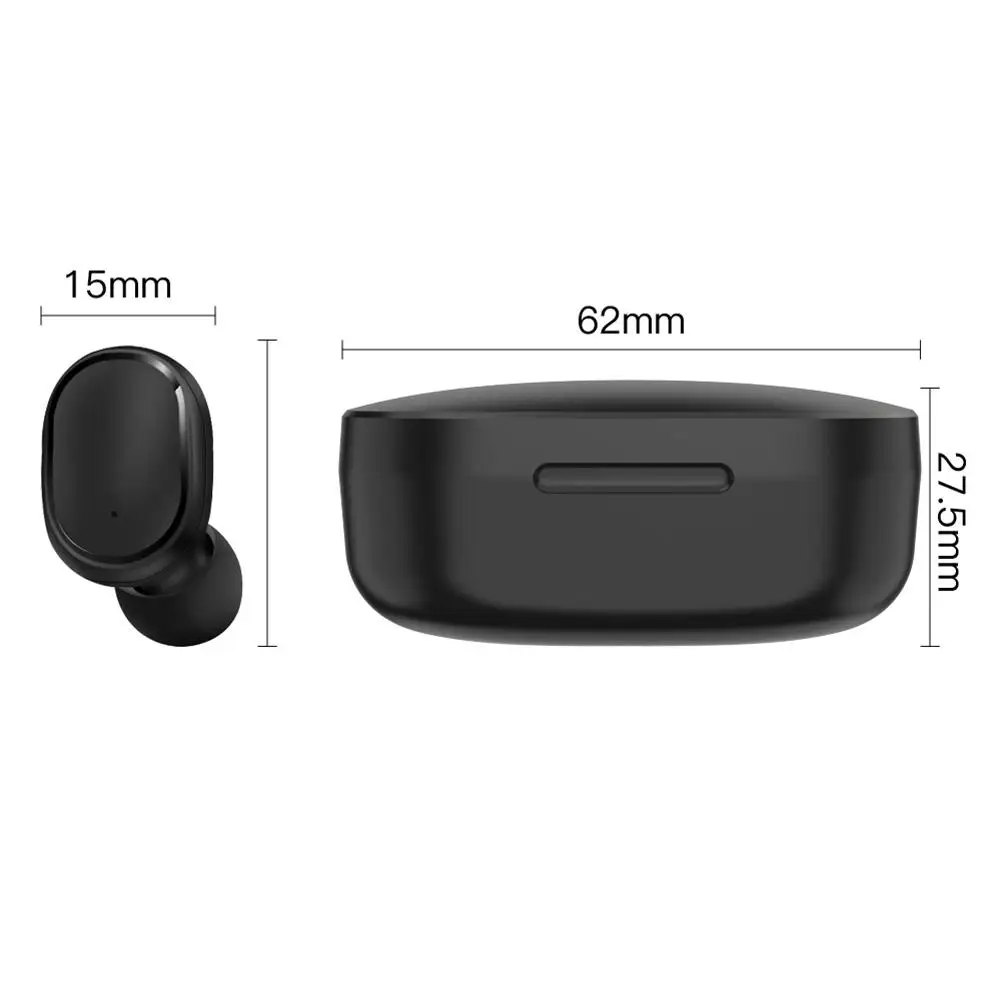 E6S Bluetooth 5,0 стерео наушники бинауральные мини беспроводная гарнитура шумоподавление невидимые спортивные наушники с светодиодный зарядным устройством