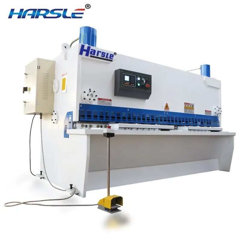 HARSLE QC11K 6x4000 series hydraulic guillotine shearing machine with E21S system | Инструменты