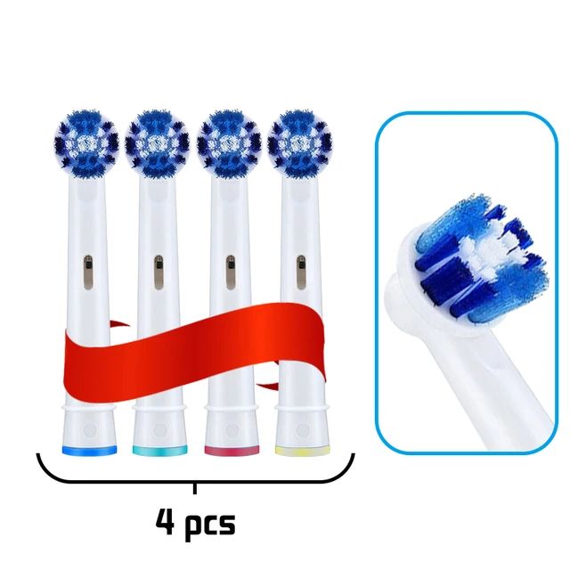 Oral B Electric Toothbrush Heads Replaceable Brush Heads For Oral B Electric Advance Pro Health Triumph 3D Excel Vitality 4pcs EB20 4pcs