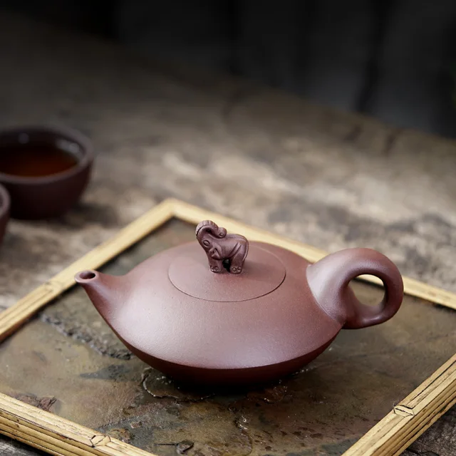 Yixing Ajánlott Jijunhe Tiszta Kézi Háztartási Edények Érc Régi Lila Agyag Teáskanna, Mint Öltöny 225 Cc - Image 3