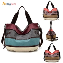 Модная Лоскутная холщовая женская сумка, красочные сумки-мессенджеры на плечо, Большая вместительная сумка для путешествий, покупок, Кроссбоди, женская сумка-тоут