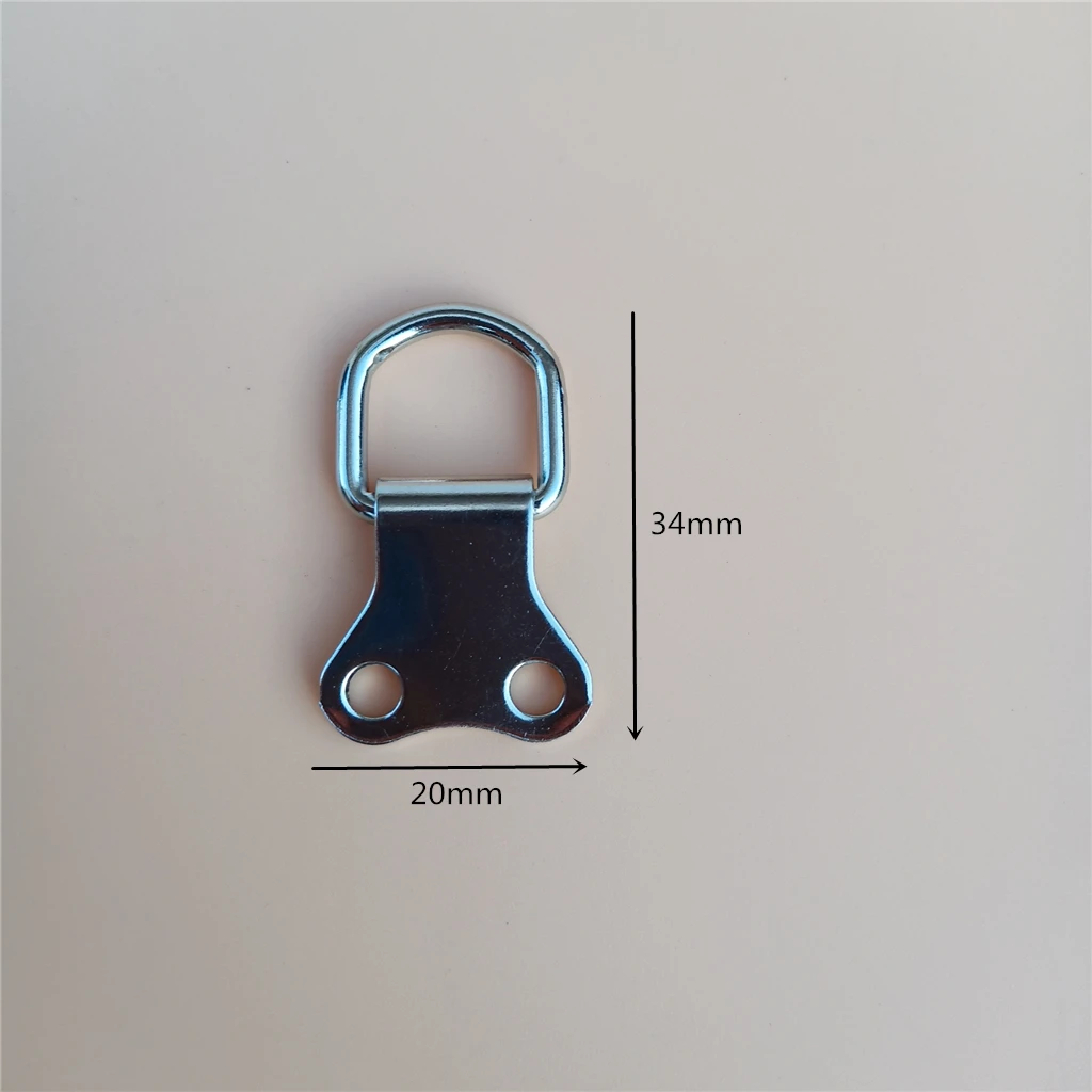 10pcs Heavy Duty D Ring Picture Hangers Double Hole Photo Frame Hanging Hook