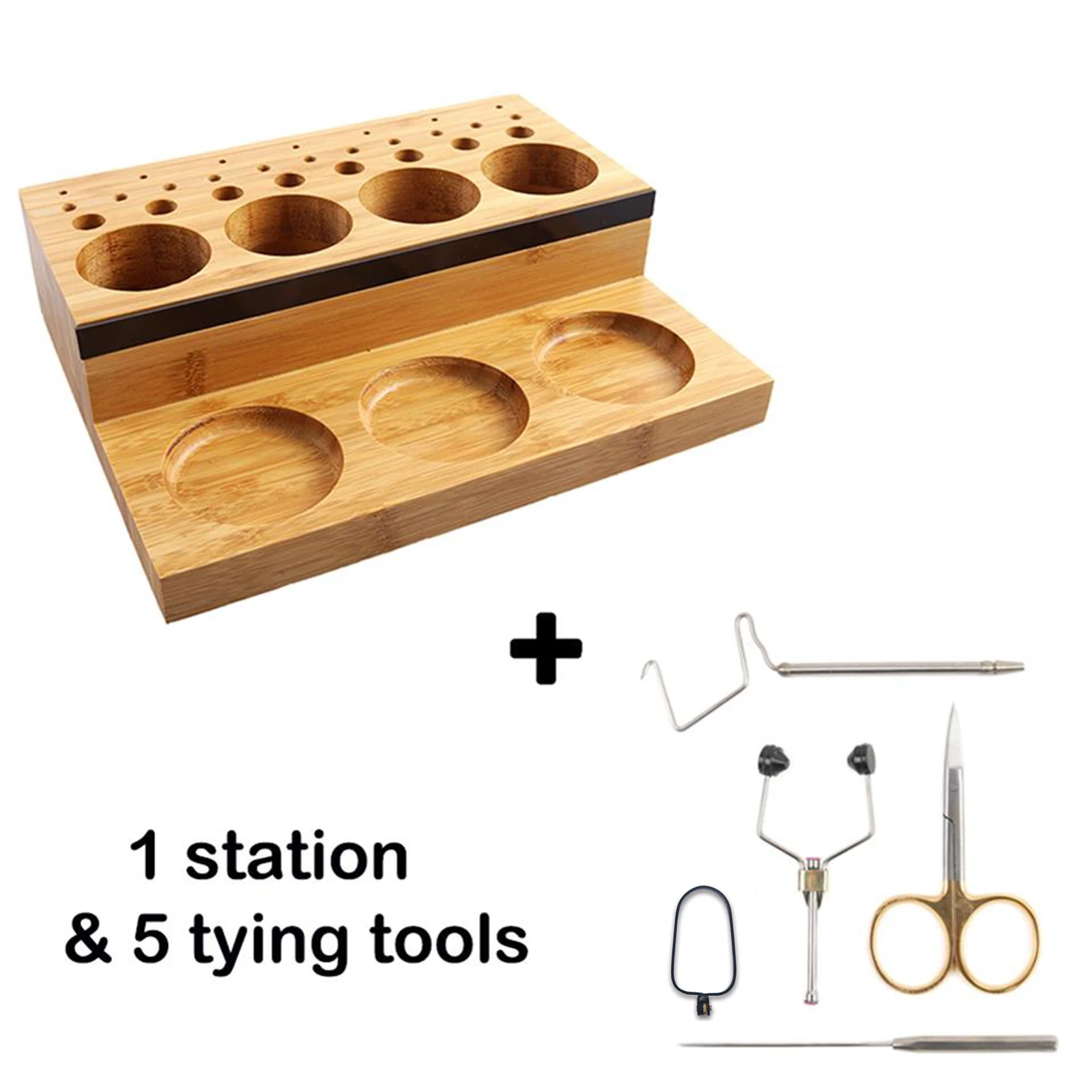 Tying Tool Storage U2013 Fly Tying Organizer Case, Professional Fishing Jig Box | Portable Desktop Hook Container For Adults, Thread Supply Rack For Fly Crafting And Outdoor Workbench Setup