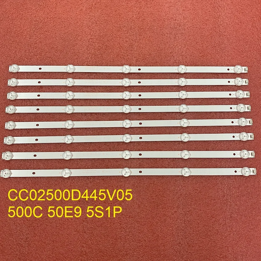 40 шт./лот светодиодная лента для TH-LD50WE9 XYD50BA01 LE-8815A LE-8822A 50A6 LE50U51A LD-50FHD CC02500D445V05 500C 50E9
