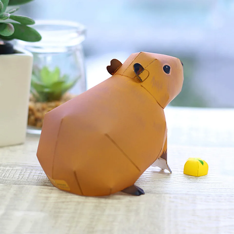 Modello di animali scultura in miniatura di capibara per regalo di  compleanno giocattolo per feste bambini - AliExpress