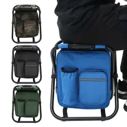 Портативный складной стул открытый кемпинг стул для барбекю рыболовное кресло рюкзак для пикника сумка для хранения походная переносная