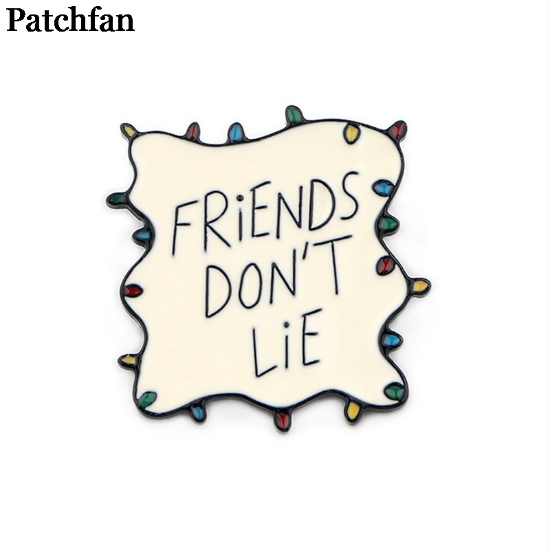 Patchfan отвага трусливая собака цинк металлический Узелок Значки para рубашка сумка Одежда Кепка рюкзак броши для обуви украшение A2349