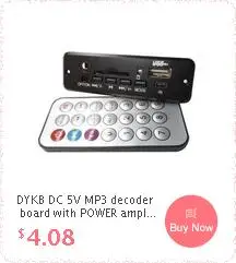 DYKB DC 12 В Bluetooth 5,0 приемник MP3 WAV плеер декодер доска FM радио TF карта USB+ пульт дистанционного управления FPR автомобильный усилитель мощности