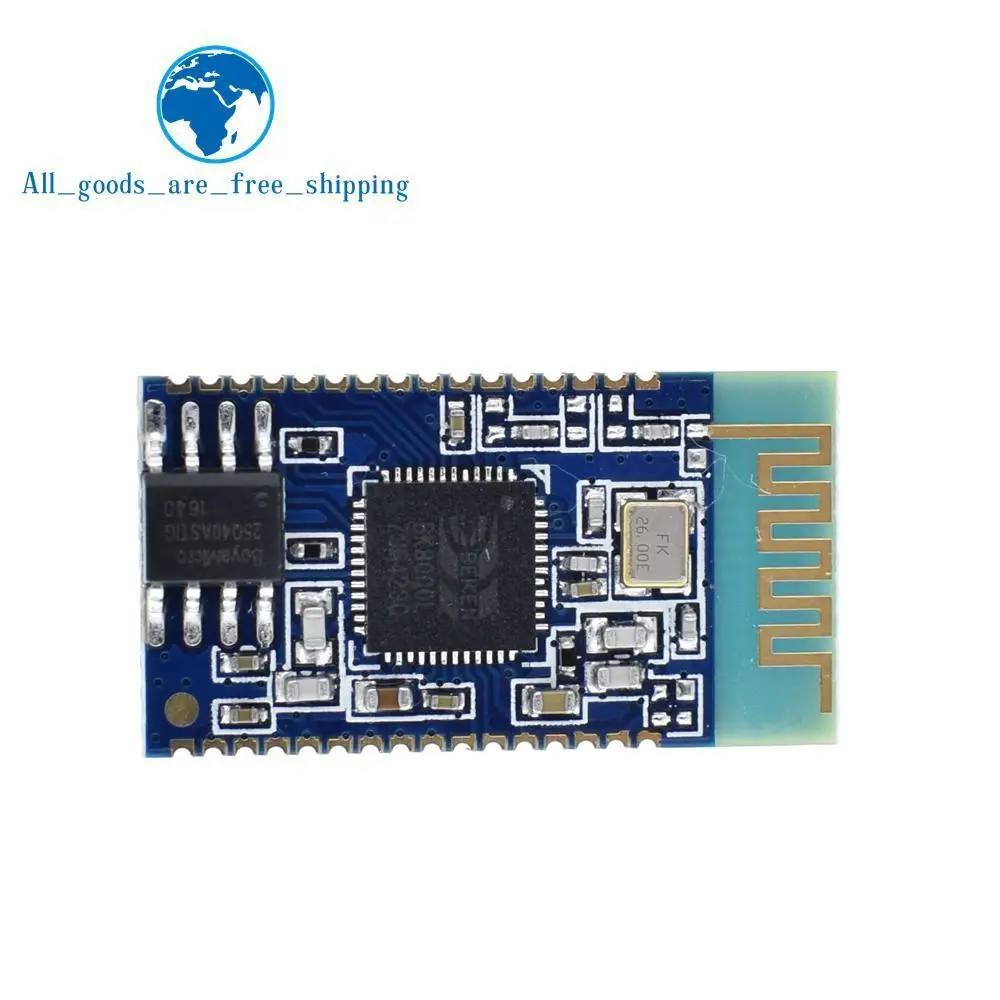 TZT Bluetooth стерео аудио модуль передачи BK8000L AT команды SPP Bluetooth динамик усилитель DIY