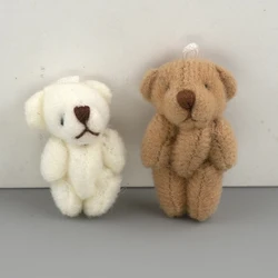 Accessoires miniatures pour maison de poupée 1/12, 1 pièce, Simulation de Mini ours, modèles d'animaux miniatures, jouets pour décoration de maison de poupée 