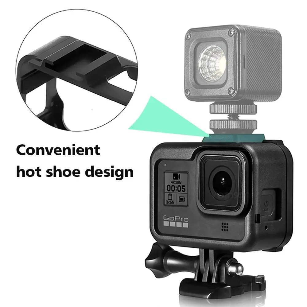 Стандартный защитный чехол-рамка для камеры GOPRO Hero 8 с быстроразъемным корпусом чехол