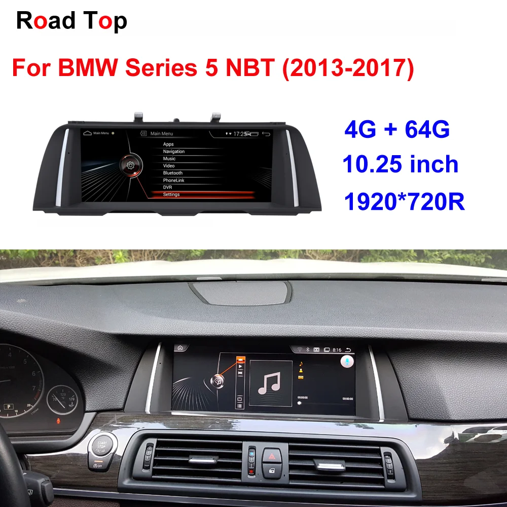 10,25 ''1920*720 Resolutio Android Сенсорный экран для BMW серии 5 2013- мультимедийный плеер стерео дисплей gps навигация