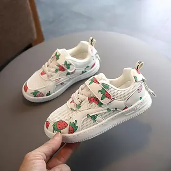 

Fashion Kids Girls Soft Soled Breathable Anti-Slip Sneakers Casual Sport Shoes