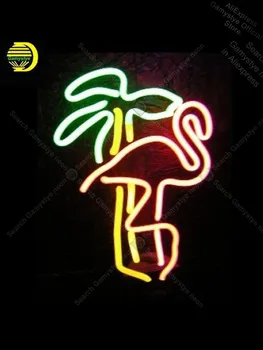 

Neon Sign for Retro Flamingo Palm neon Light Sign decorate Windower Store Display Beer Sign Real Glass Neon Affiche Neon lighter