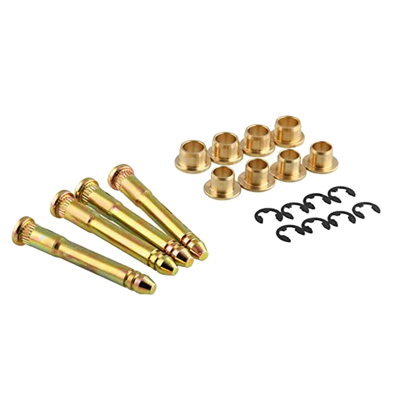 Door Hinge Pin & Pin Bushing Kit for Ford Bronco F150 F250 F350 Pickup Truck