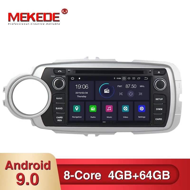 Sale Android 9.0 4G RAM 64G ROM Car dvd Multimedia Player For Toyota Yaris 2012-2017 Auto Audio WIFI BT GPS navigation radio stereo 0 Sale Android 9.0 4G RAM 64G ROM Car dvd Multimedia Player For Toyota Yaris 2012-2017 Auto Audio WIFI BT GPS navigation radio stereo 0