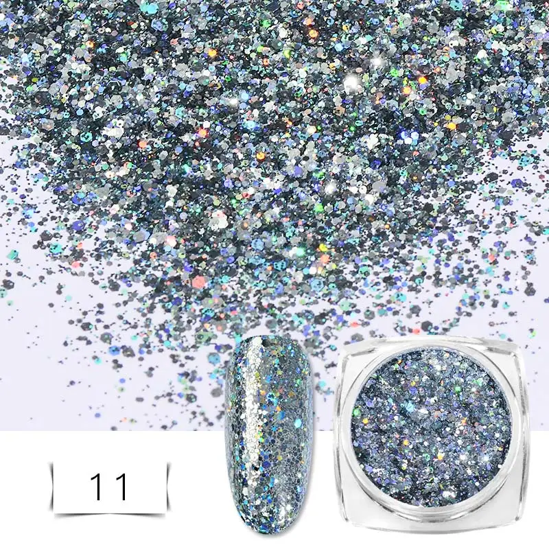 Nail Glitter Dip Powder Set Pigment Dipping Powder Shiny Rose Gold Shining Chrome Powder UV Gel Polish Nail Art Decoration Tool - Цвет: DS05613