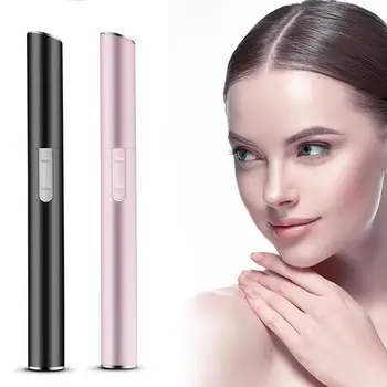 

Pink Color Practical Electric Face Eyebrow Scissors Trimmer Hair Epilator Body Remover Razor Shaver Blade Mini Portable Wom Y2Z9