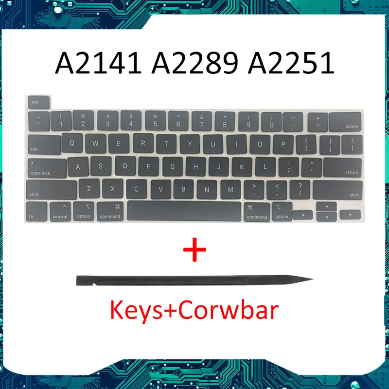 Laptop A2141 A2289 A2251 Key Cap Set Azerty For Macbook Pro Retina 13