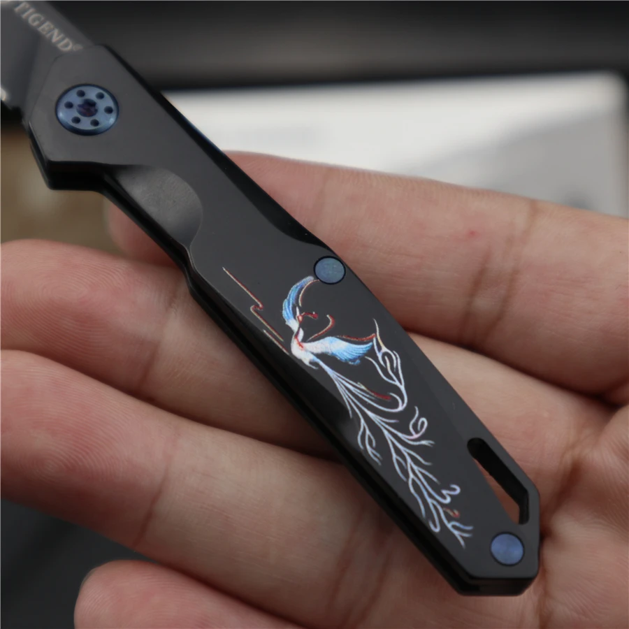 TIGEND Knife Hunting straight knife tactical knife fixed knife survival knife camping rescue knife tool folding knife EDC Knife