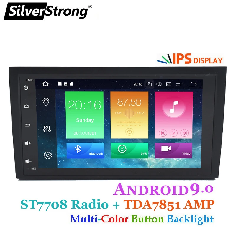 SilverStrong 2Din ips Android9.0 Автомагнитола для Audi A4 RS4 2002-2011 A4 Автомобильный gps стерео навигатор S4 2 DIN радио