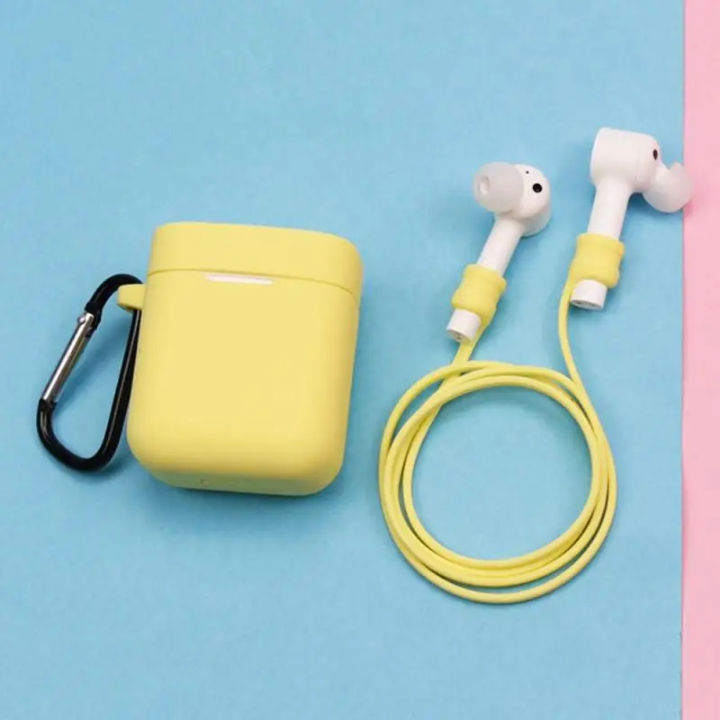 Air bluetooth применимый беспроводной защитный чехол для наушников для воздушной силиконовой защиты из трех частей анти-капля коробка для хранения