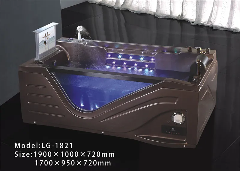 Фабрика Фошань массажная ванна со стеклом квадратной формы|bathtub|bathtub massagebathtub glass |