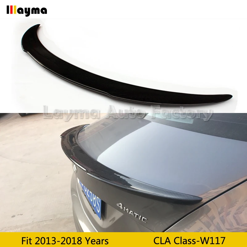 Спойлер в стиле FD для заднего багажника из углеродного волокна Benz CLA CLA180 CLA200 CLA250