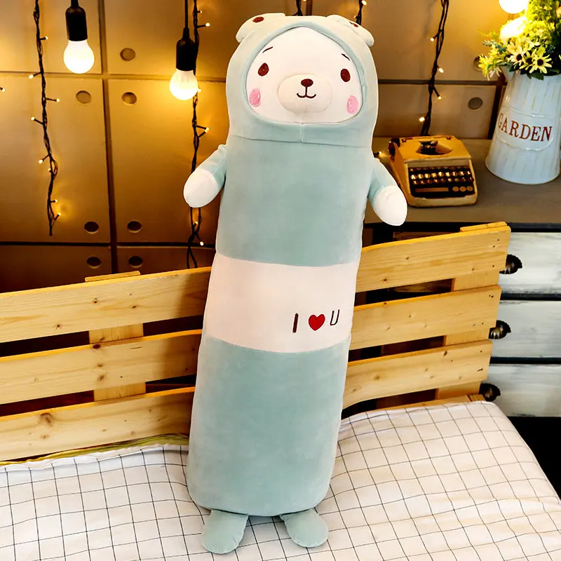 rabbit 65/90/120 см милый мультяшный кролик в виде утки и медведя вниз хлопок переодевать мягкая плюшевая подушка мягкие игрушки в подарок на день рождения - Цвет: rabbit