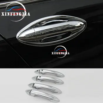 

Bright Outer Door Handle Panel Cover Trim Wth Smart Hole For Honda Accord 13-15