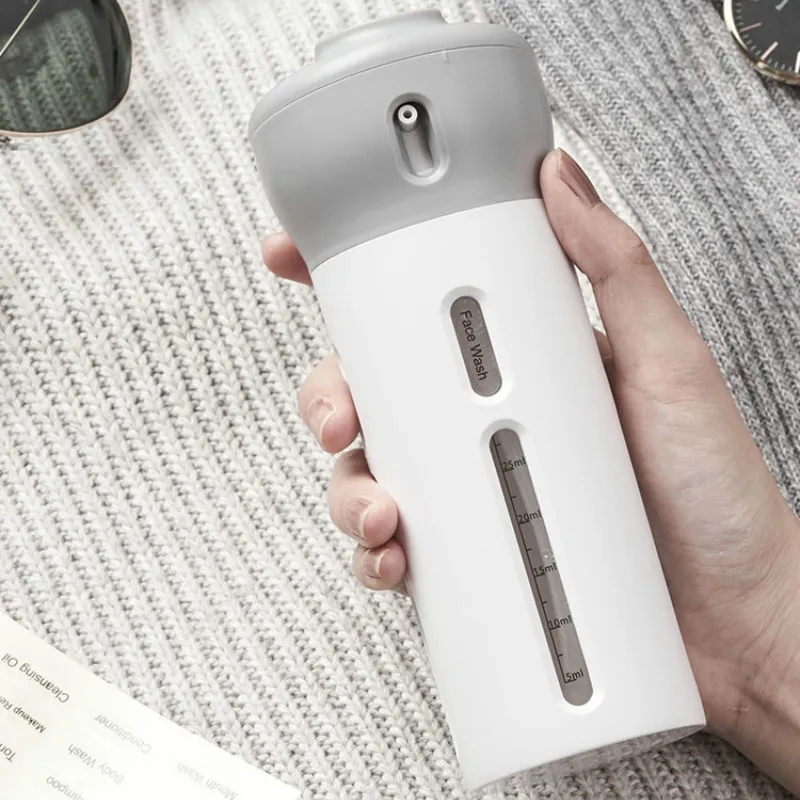 

4pcs/set Portable Travel Sub Bottle rotatable Pressing Storage Care Sample Shampoo Cosmetic Lotion Container pf90510