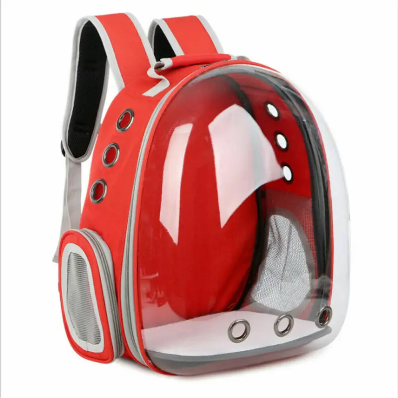 Красивая дышащая переносная сумка-переноска для питомцев кошек и щенков, сумка для путешествий на открытом воздухе, сумка для щенков и кошек, прозрачный космический рюкзак для питомцев, капсула