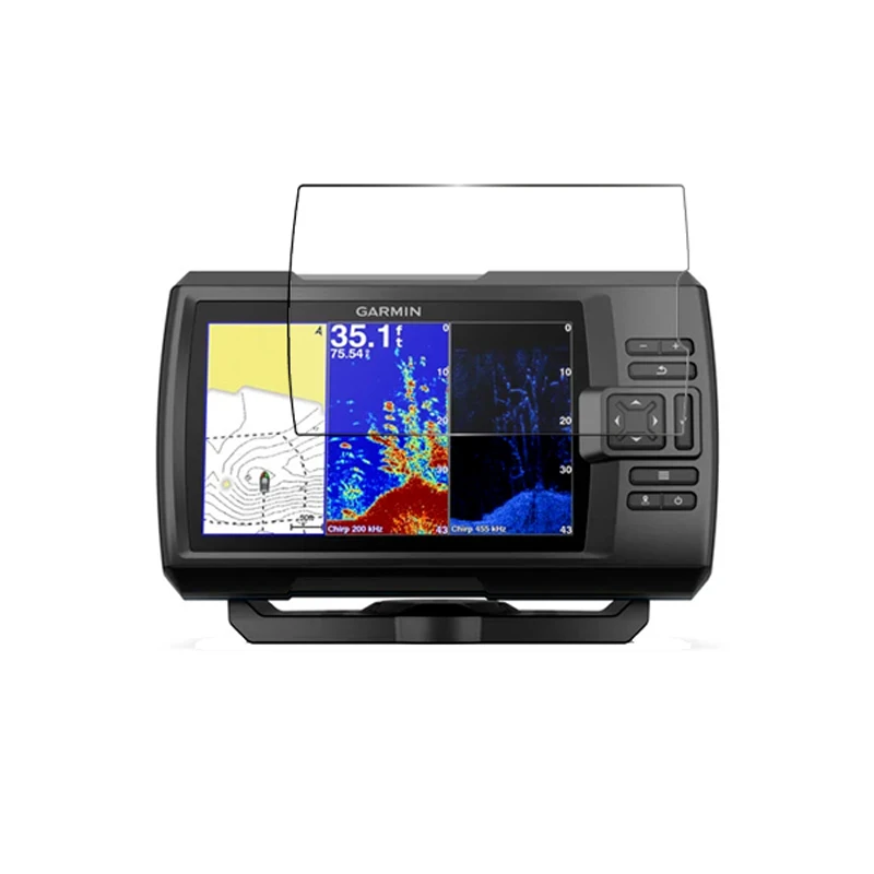 Pellicola Protettiva Per Schermo Lcd Trasparente Da 2 Pezzi Per Accessori Gps Per Fishfinder Garmin (7Sv 7Dv 7Cv