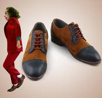 

New film Batman JOKER Joaquin Phoenix Cosplay Anime boots Shoes Custom-made