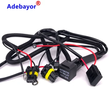 

1X Big Promotion H7 Relay Wire Harness Wiring Adapter Extension Cable For HID Conversion Kit Fog Lights LED