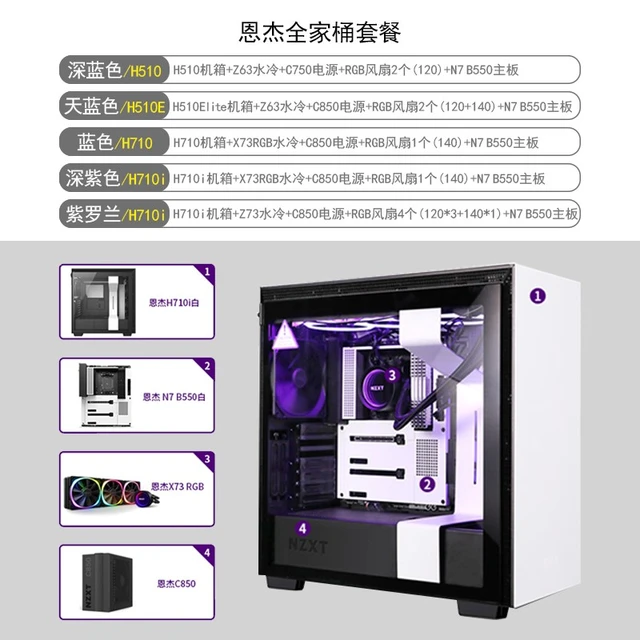 Carte mère NZXT / Enjie N7 B550 ATX, composant PC, compatible AMD Ruilong  5000, compatible avec e-game - AliExpress