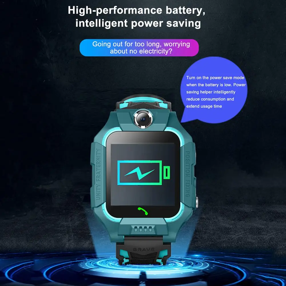  Smart Uhr IP67 Tief Wasserdicht 2G GPS Tracker SOS Anruf Lokalisierung Erinnerung für Kinder Kinder