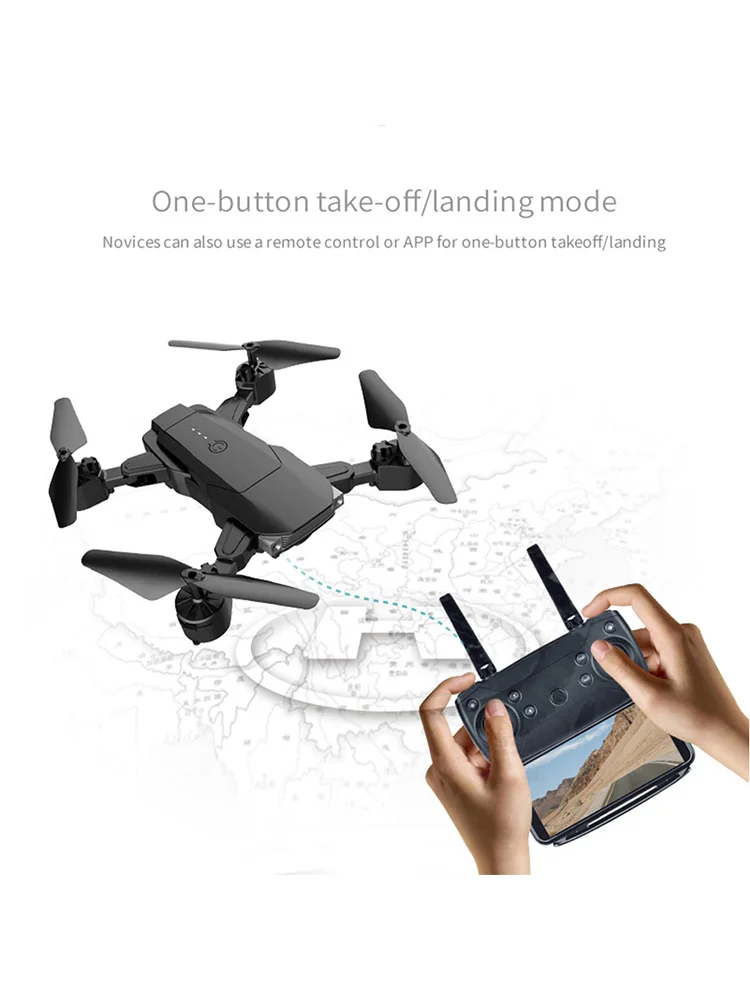 Mini Dual Camera Drone 4K Altitude Hight Hold Optioal Flow Remote Control RC Quadcopter Dron Toy Gift Remote Control Aircraft